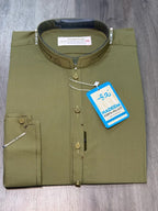 BURAQ 13 OLIVE KURTA SHALWAR