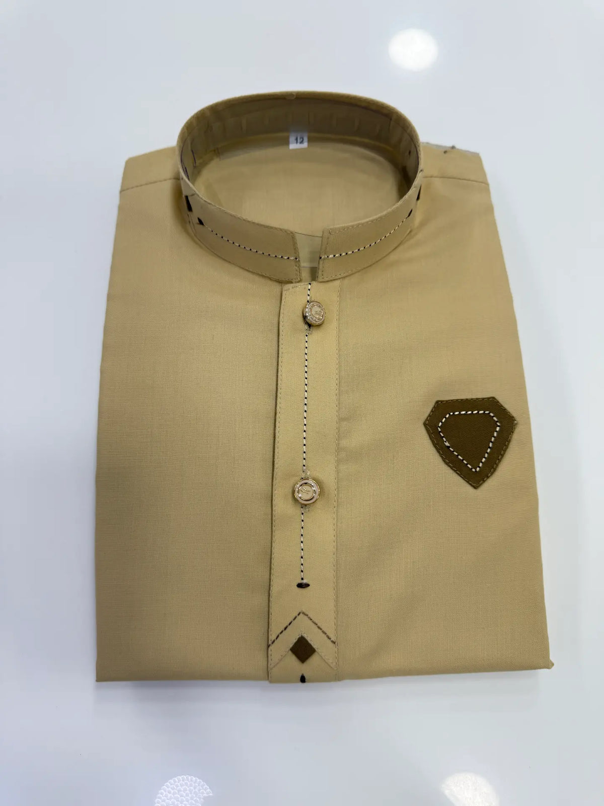 E2-1 CAMEL KURTA SHALWAR