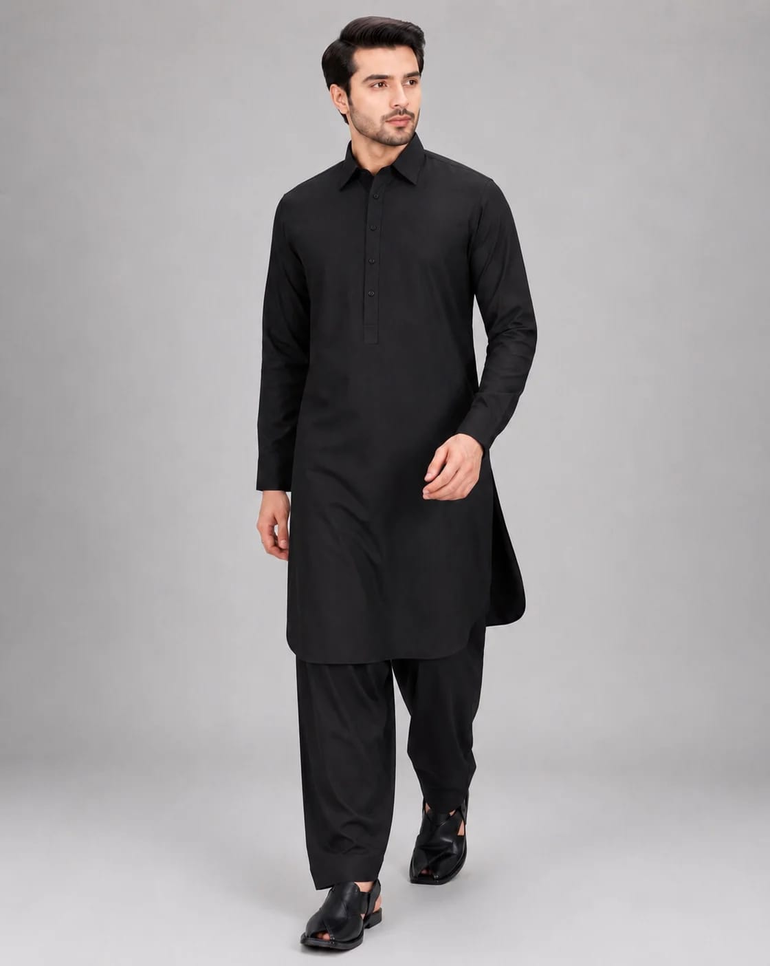 ANDAZ 001 BLACK KAMEEZ SHALWAR