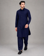 ANDAZ 001 NAVY-BLUE KAMEEZ SHALWAR