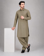 ANDAZ 001 OLIVE-SAGE KAMEEZ SHALWAR