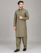 ANDAZ 001 OLIVE-SAGE KAMEEZ SHALWAR