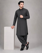 ANDAZ 001 SMOKEY-GRAY KAMEEZ SHALWAR