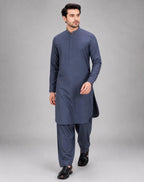 ANDAZ 002 GRAY KURTA SHALWAR