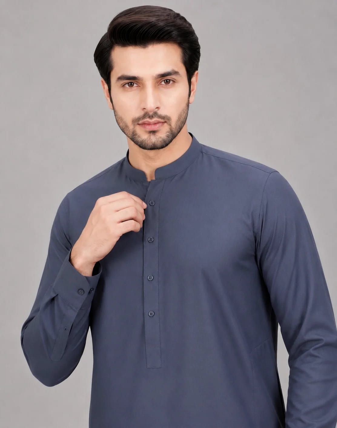 ANDAZ 002 GRAY KURTA SHALWAR
