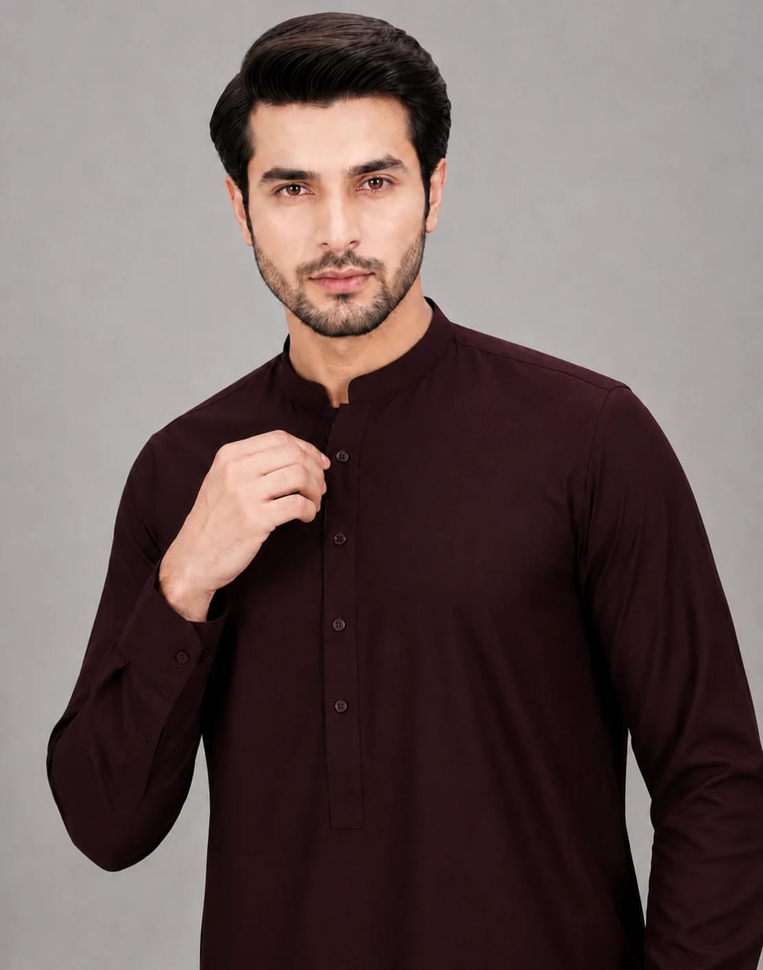 ANDAZ 002 DEEP-MEHROON KURTA SHALWAR