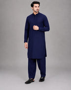 ANDAZ 002 NAVY-BLUE KURTA SHALWAR
