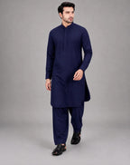 ANDAZ 002 NAVY-BLUE KURTA SHALWAR