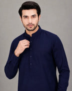 ANDAZ 002 NAVY-BLUE KURTA SHALWAR