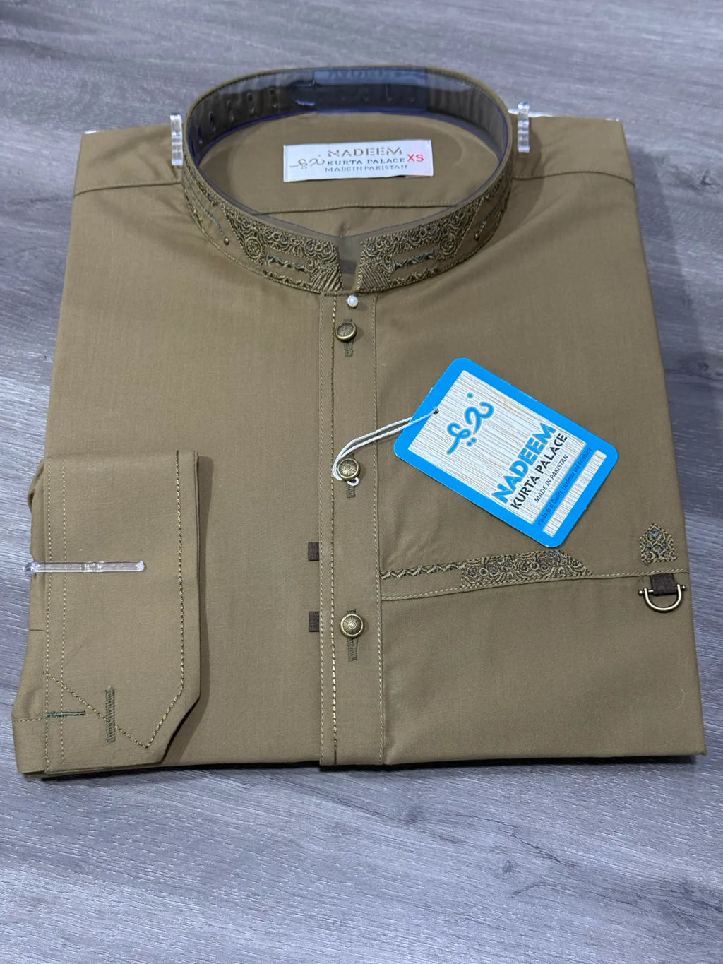 Buraq P-10 Mehndi Kurta Pajama