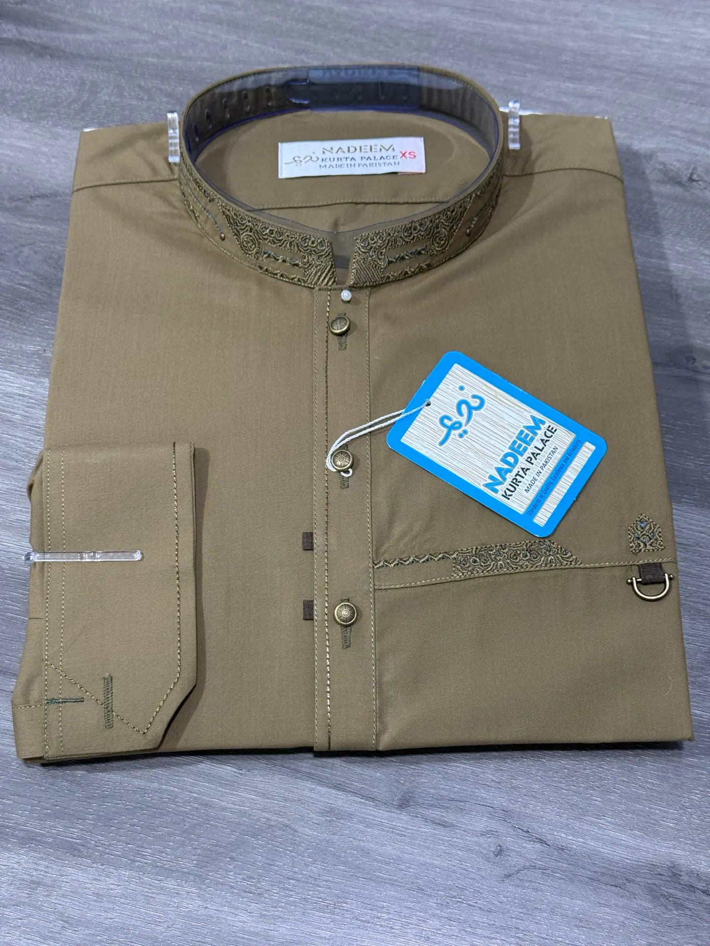 Buraq P-10 Mehndi Kurta Pajama