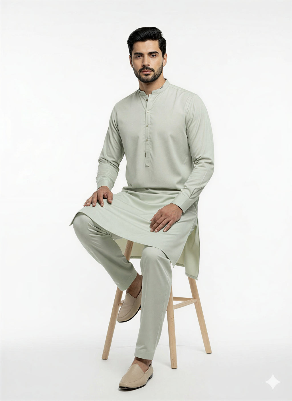 Buraq P-11 Pistachio Kurta Pajama