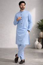 Buraq P-12 Skyblue Kurta Pajama