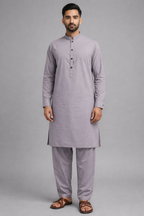 Buraq P-13 Blueberry Kurta Pajama