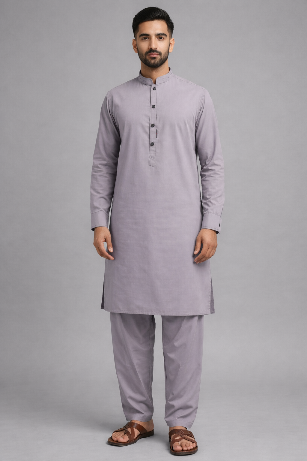 Buraq P-13 Blueberry Kurta Pajama