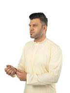 CLK-19 BUTTER-CREAM KURTA SHLAWAR