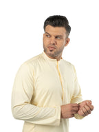CLK-19 BUTTER-CREAM KURTA SHLAWAR