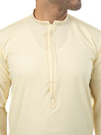 CLK-19 BUTTER-CREAM KURTA SHLAWAR