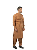 R-31 CAMEL-BROWN KURTA SHALWAR