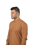 R-31 CAMEL-BROWN KURTA SHALWAR