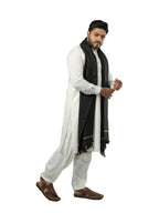 Mens Shawl Black