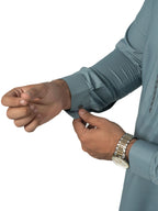 E-29 BLUEISH-GRAY KURTA SHLAWAR