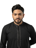 CLk-18 DEEP-BLACK KURTA SHALWAR