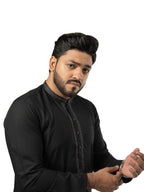 CLk-18 DEEP-BLACK KURTA SHALWAR