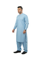R-31 SKY-BLUE KURTA SHALWAR