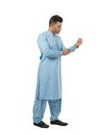 R-31 SKY-BLUE KURTA SHALWAR