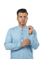 R-31 SKY-BLUE KURTA SHALWAR
