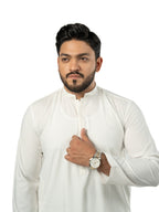 CLK-19 OFF-WHITE KURTA SHLAWAR
