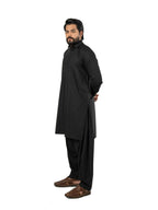 A-5 DEEP-BLACK KAMEEZ SHALWAR