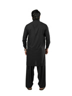 A-5 DEEP-BLACK KAMEEZ SHALWAR