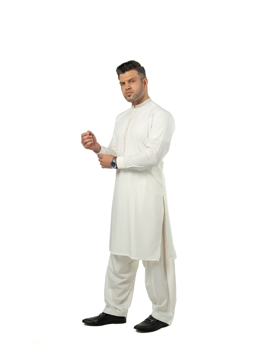 Z-5 Off White Boski Kurta Shalwar