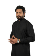 A-7 BLACK KURTA PAJAMA