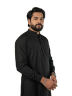 A-7 BLACK KURTA PAJAMA