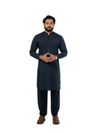 A-8 NAVY-BLUE KURTA PAJAMA