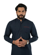 A-8 NAVY-BLUE KURTA PAJAMA