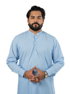 Minister 002 IceBlue Kurta shalwar