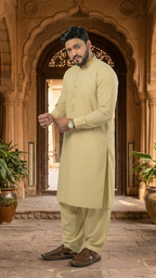 R-33 KHAKI KURTA SHALWAR