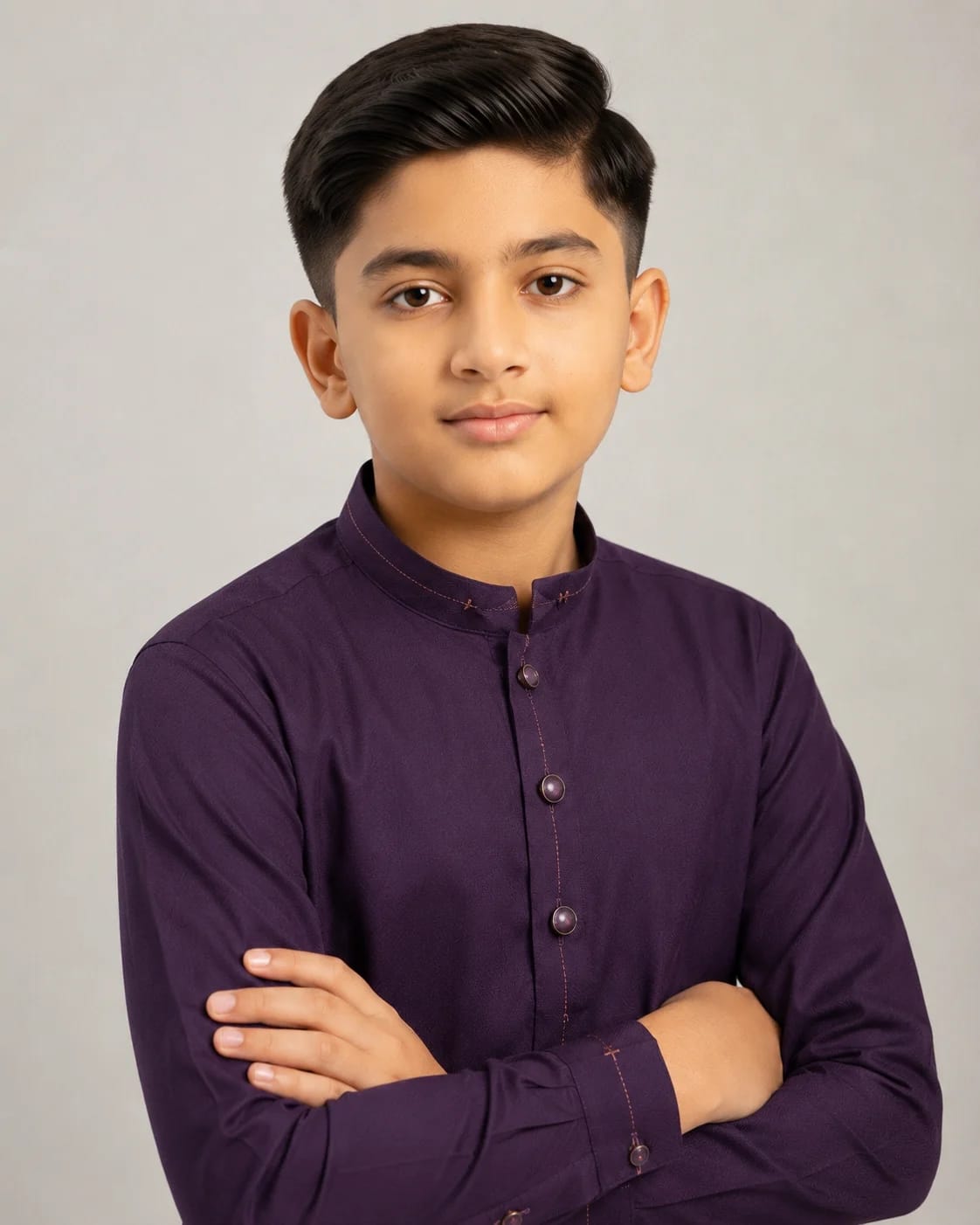 K-3 DARK-MEHROON KURTA PAJAMA