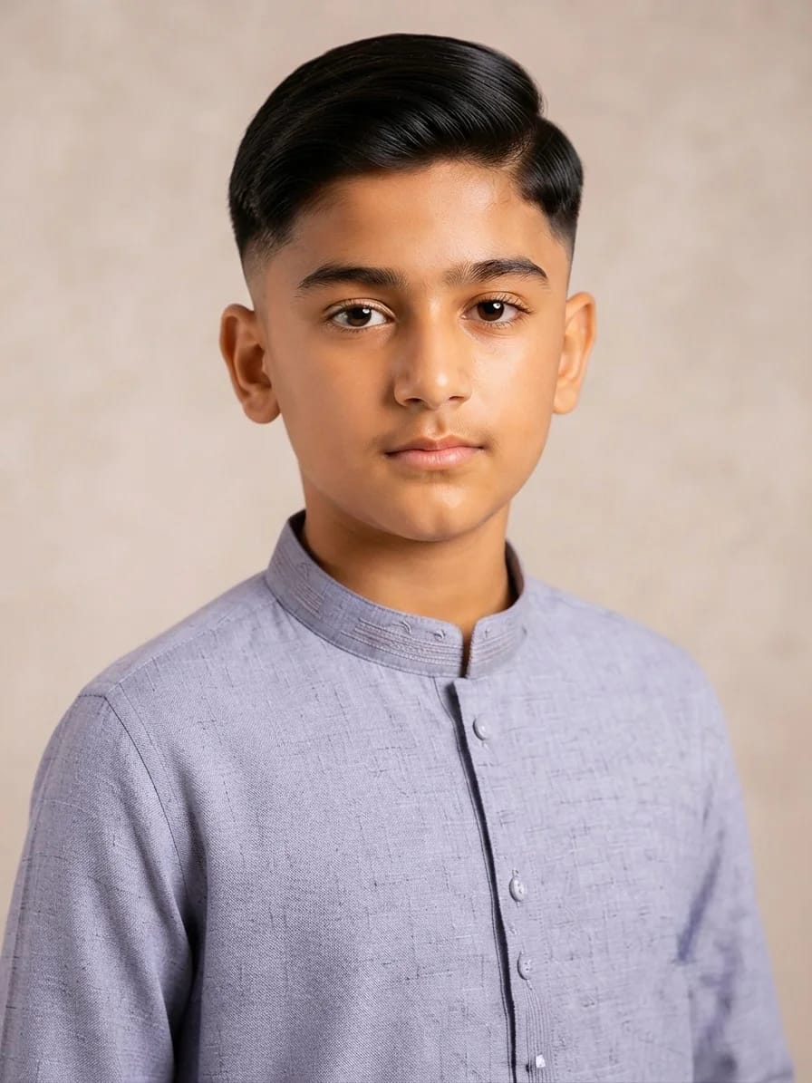 K-5 SMOKEY-GRAR KURTA SHALWAR