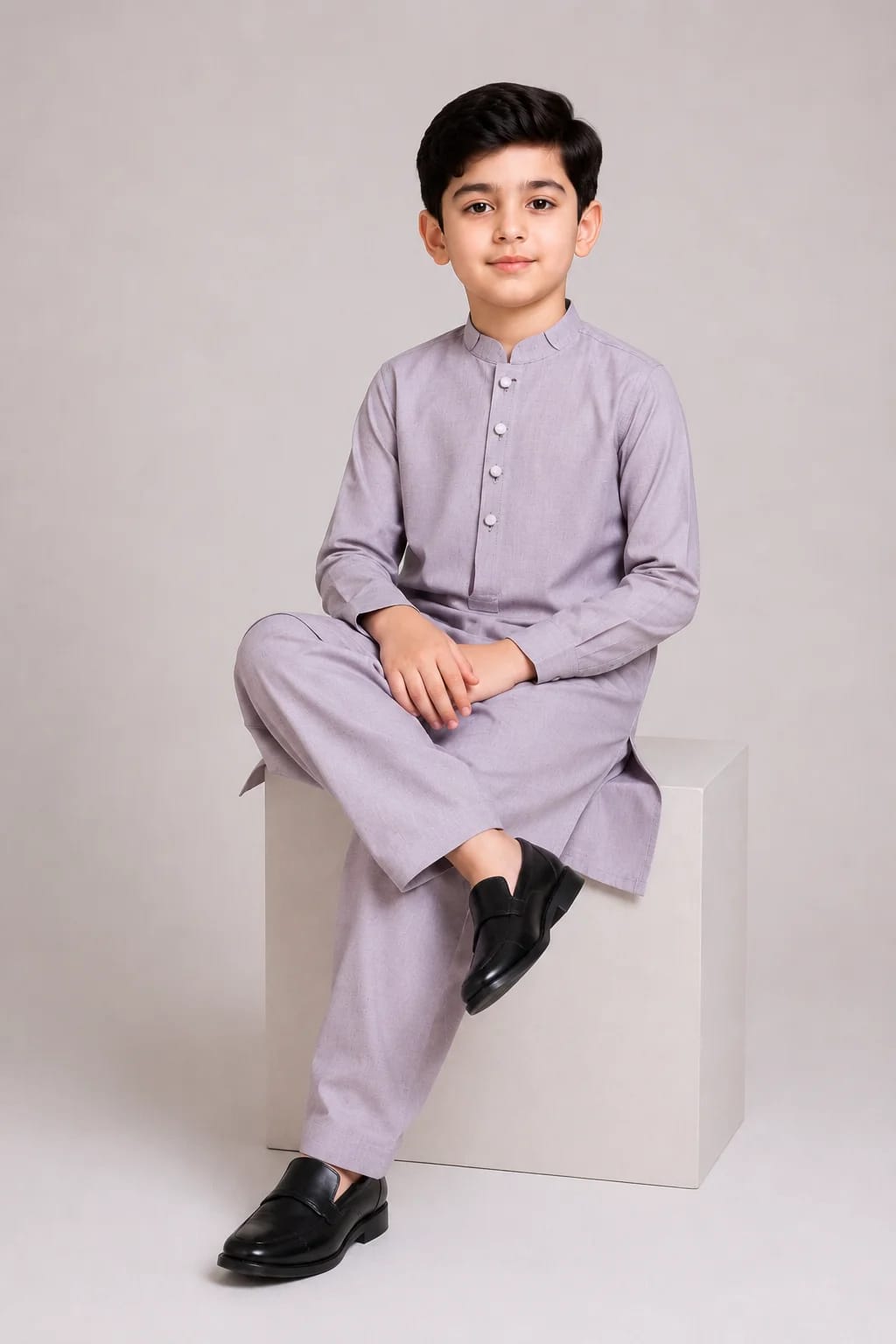 K-6 HONEY-BROWN KURTA SHALWAR