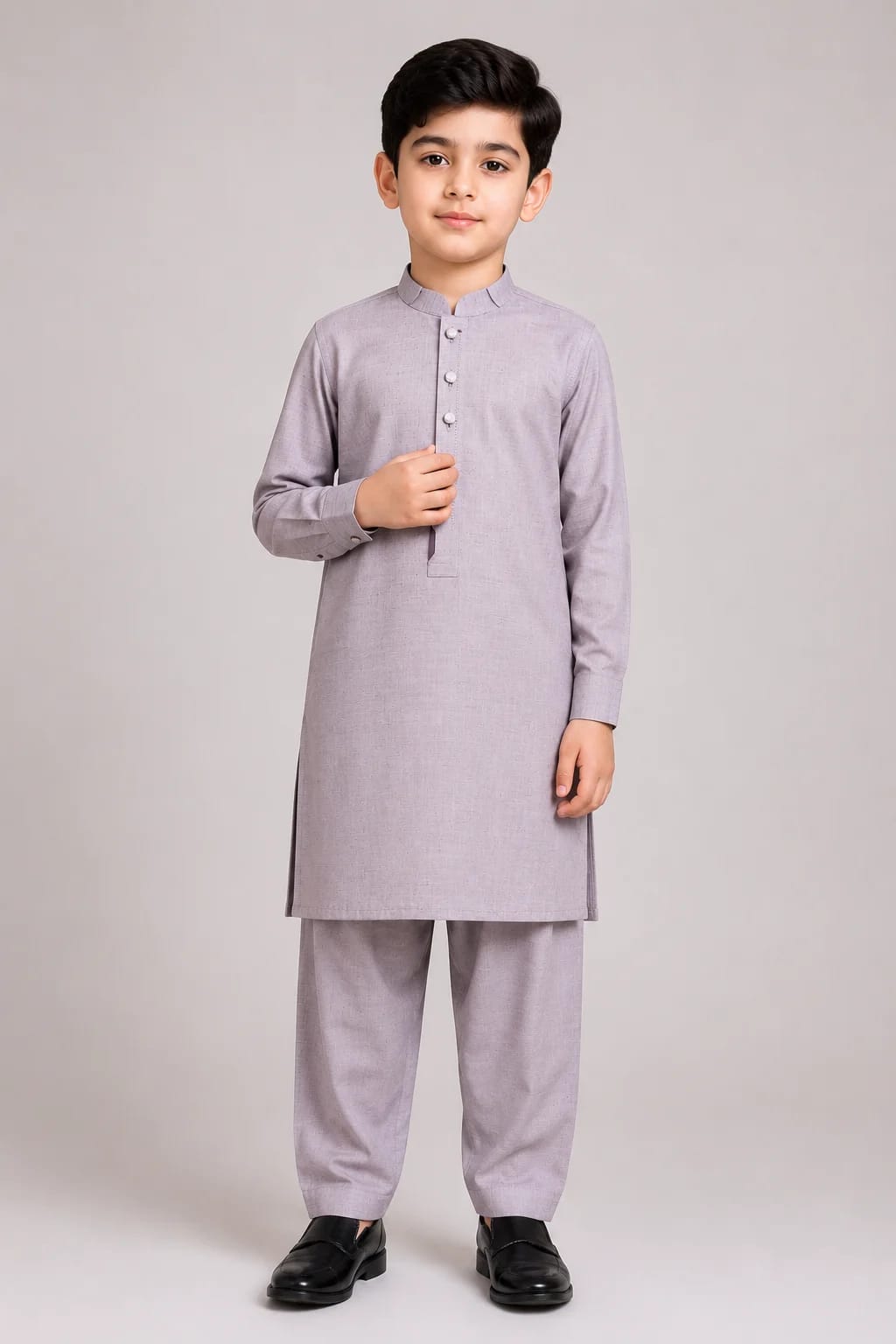K-6 HONEY-BROWN KURTA SHALWAR