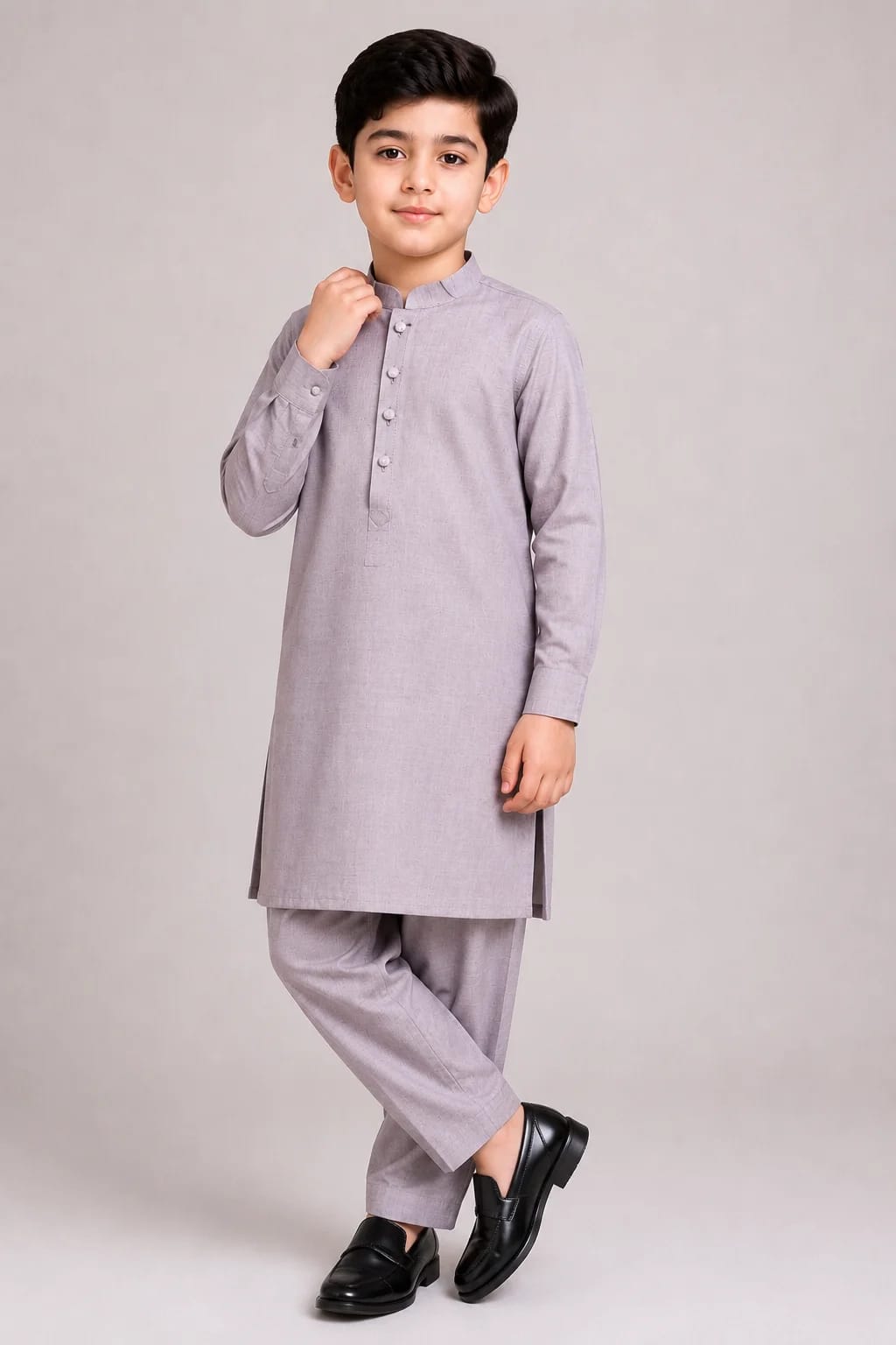 K-6 HONEY-BROWN KURTA SHALWAR