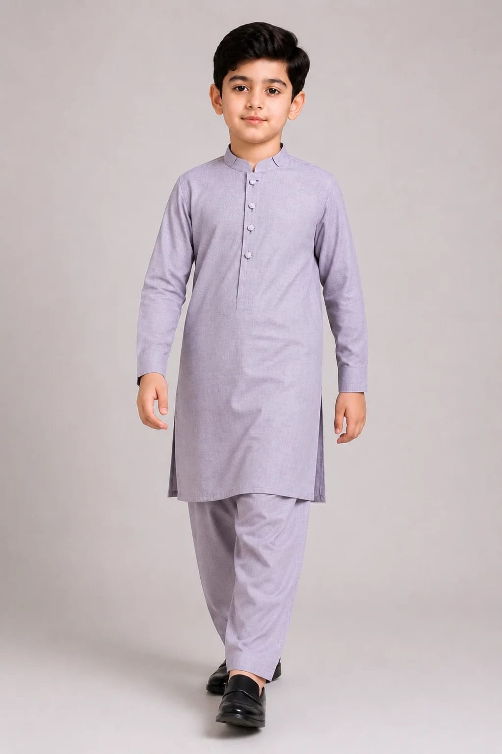 K-6 LILAC KURTA SHALWAR