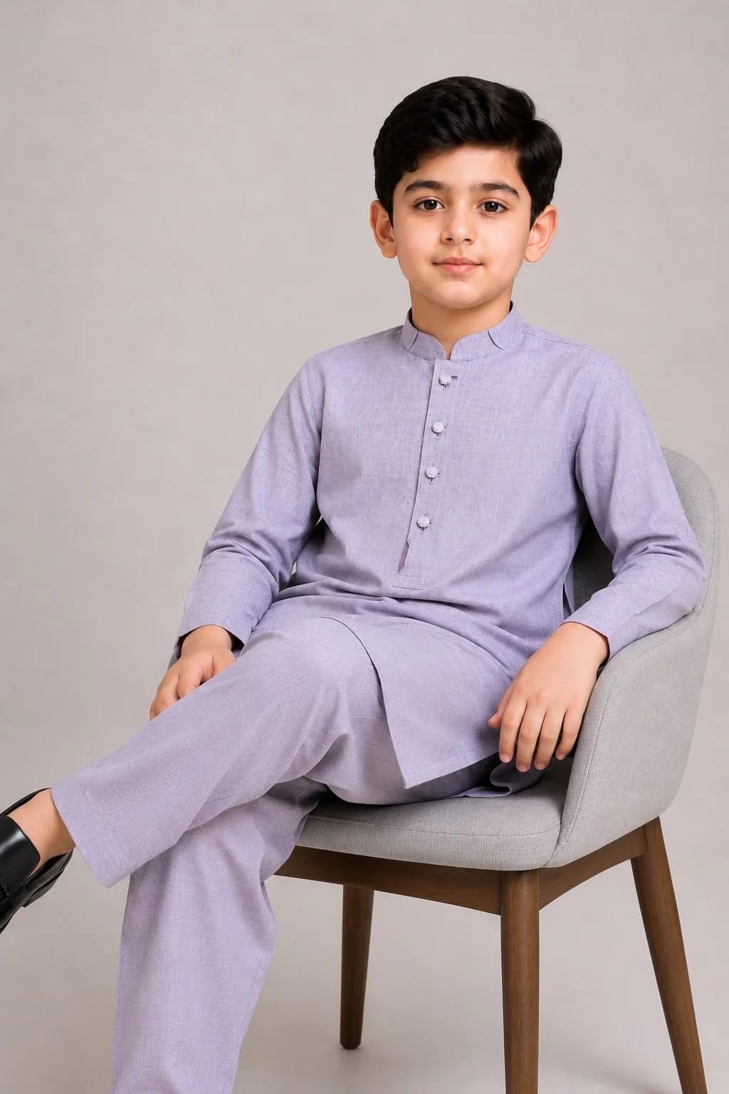 K-6 LILAC KURTA SHALWAR