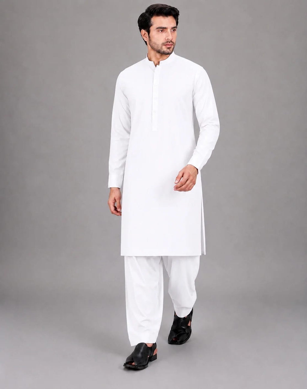 ANDAZ PURE WHITE KURTA SHALWAR