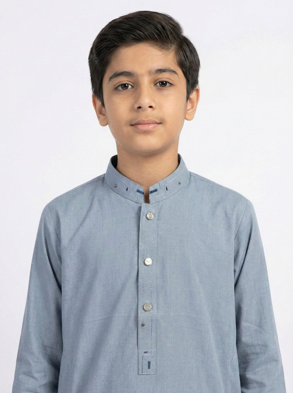 M-1 Kameez Pajama Ash Blue